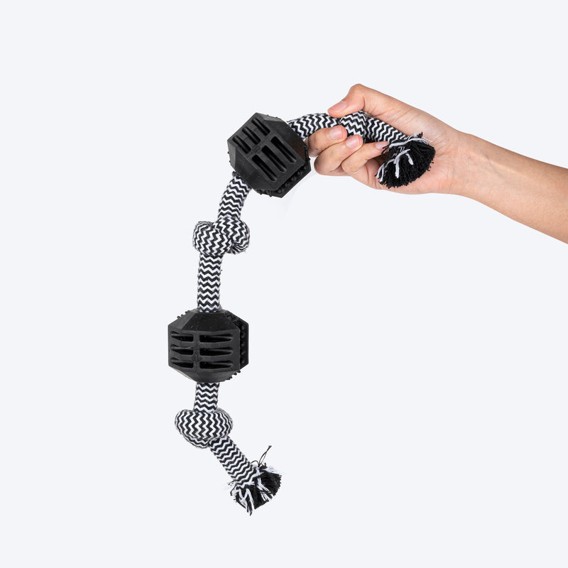 HUFT Dual Tug Master Rope Toy For Dogs - Heads Up For Tails