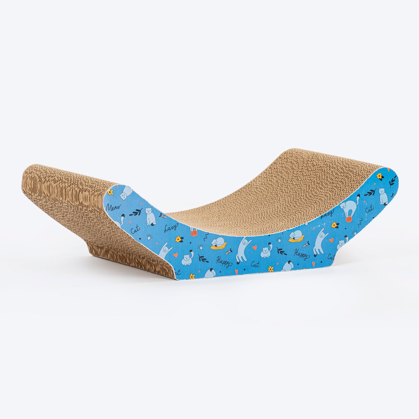 HUFT Meow Lounge Scratcher For Cat - Blue
