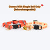 HUFT Meowvelous Collars For Cat - Orange & Yellow