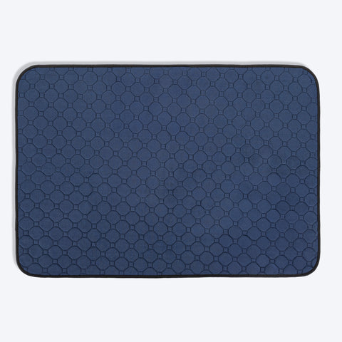 HUFT Reusable Pee Pad For Dog - Navy Blue - Heads Up For Tails