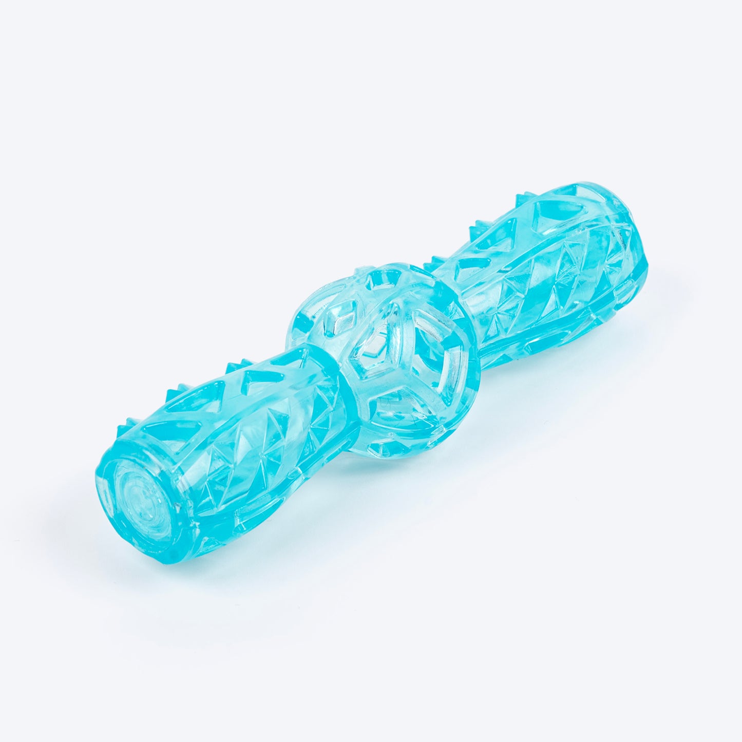 Dash Dog Squeak & Chomp Squeaky Toy For Dog - Blue - Heads Up For Tails