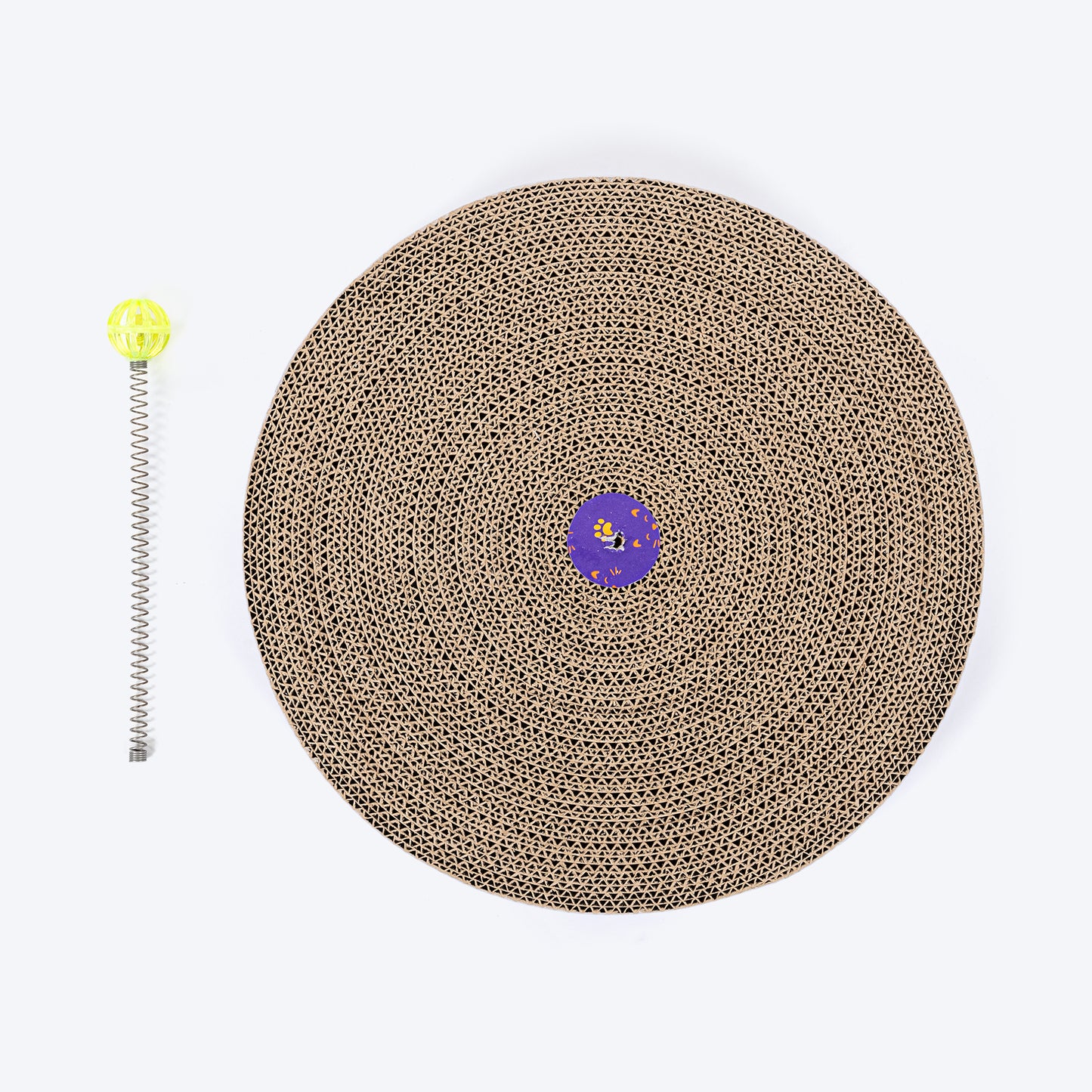 HUFT Wiggly Whisker Cat Scratcher - Purple - Heads Up For Tails