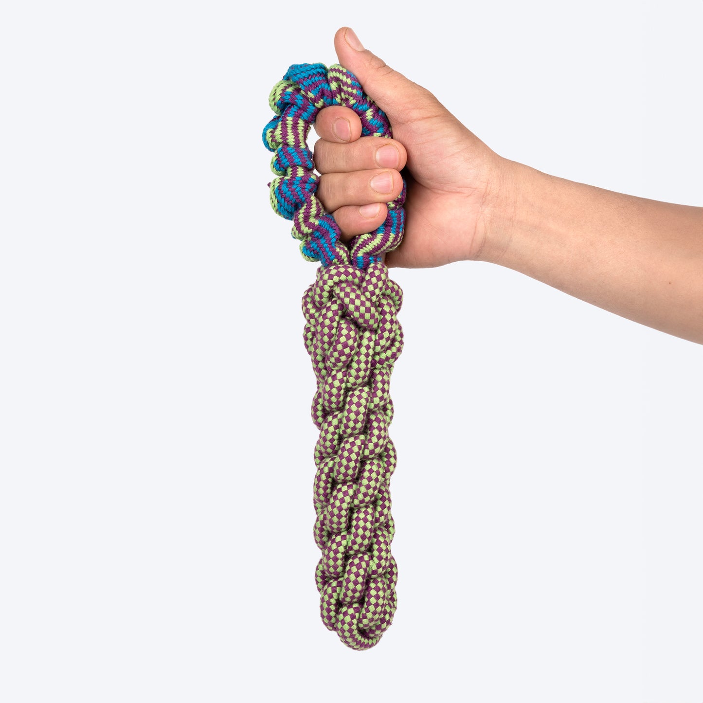 Dash Dog Tug-It-Out Bungee Rope Toy For Dog - Green - Heads Up For Tails