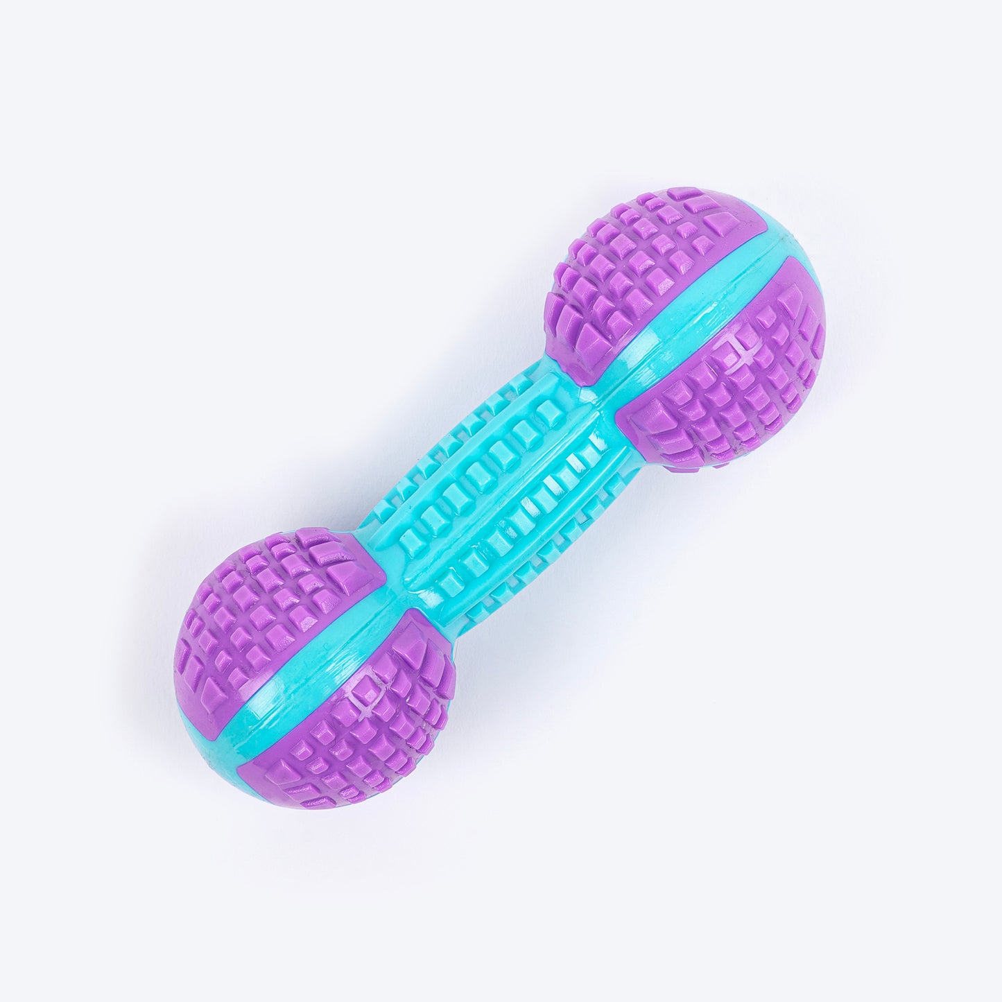 Dash Dog Gnaw & Go Squeaky Toy For Dog - Purple & Blue - Heads Up For Tails