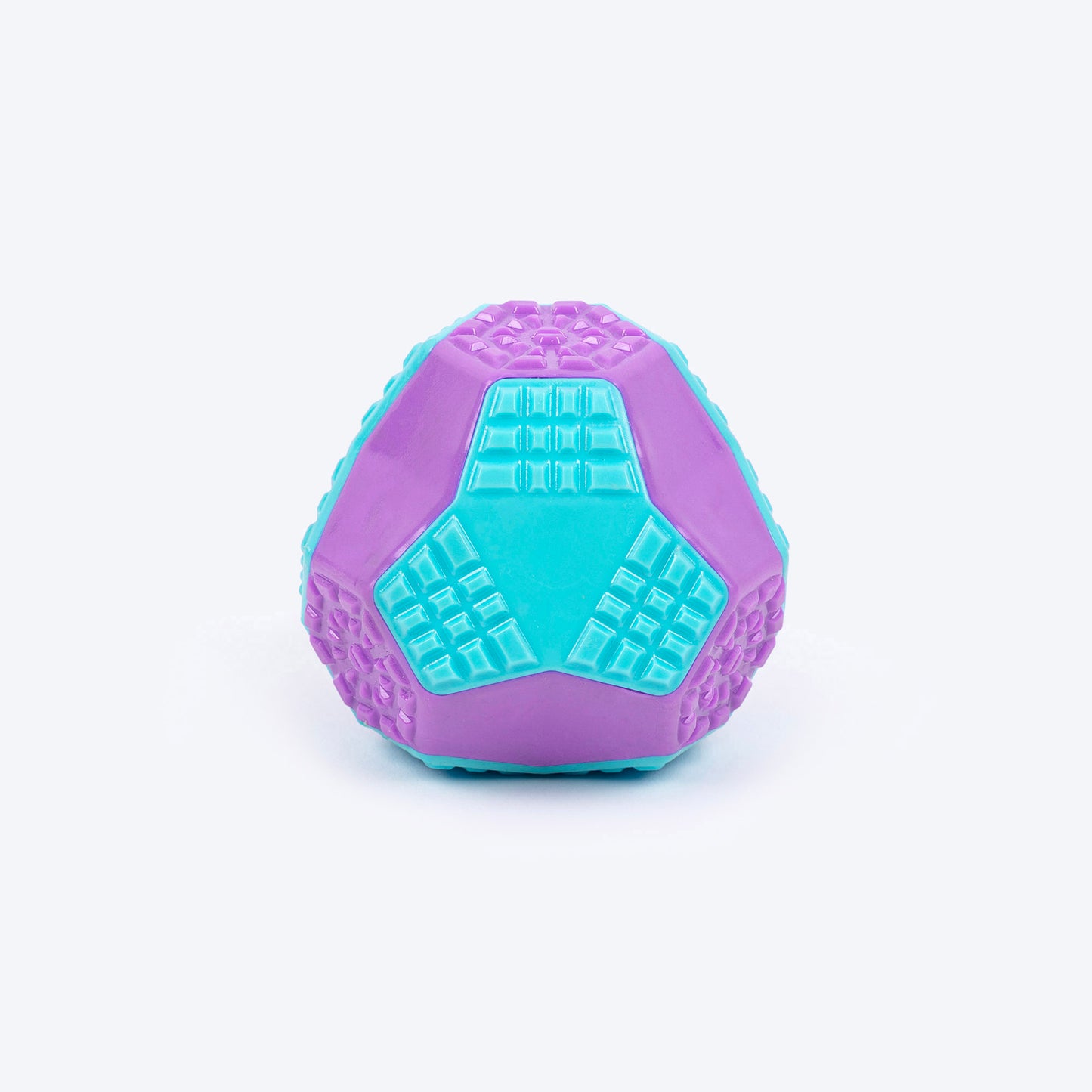 Dash Dog Grip & Go Squeaky Ball For Dog - Purple & Blue