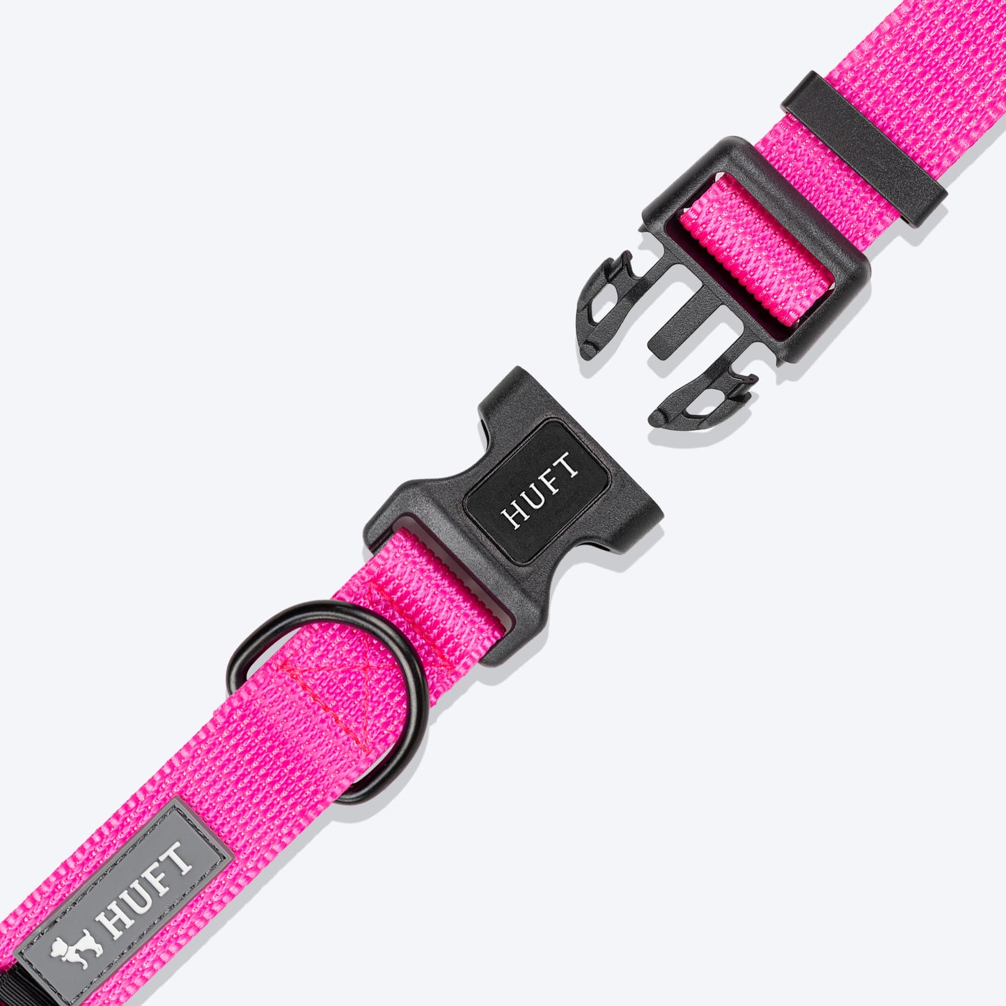 HUFT Basics Dog Collar - Pink - Heads Up For Tails