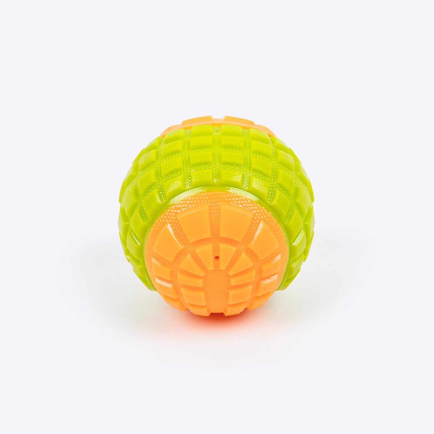 Dash Dog Squeaky Serve Tennis Ball Fetch Toy For Dog - Orange & Green - M