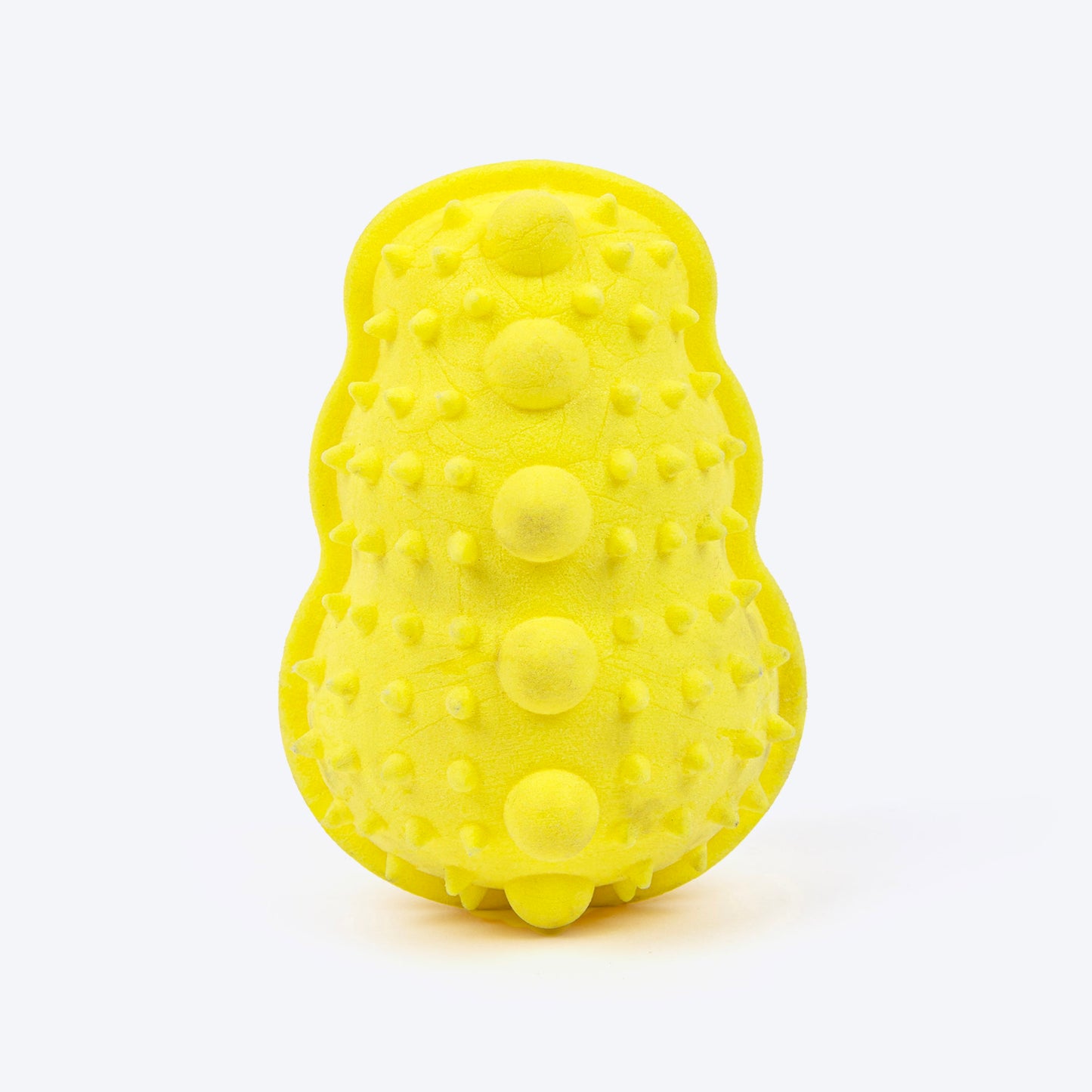 Dash Dog Mello-Yello Peanut Toy For Dog - Yellow - Heads Up For Tails