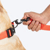 HUFT Personalised Classic (Mobile No.) Dog Collar - Rust Orange - Heads Up For Tails