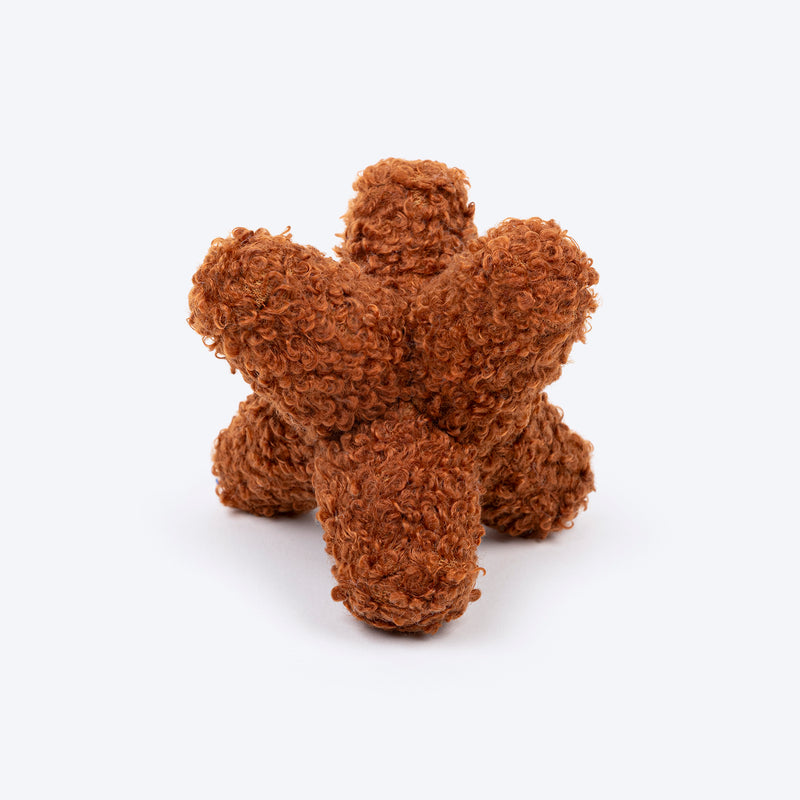 HUFT Super Star Plush Toy For Dog - Brown - Heads Up For Tails