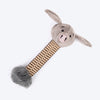 HUFT Tuggie Piggie Plush Toy For Dog - Grey - Heads Up For Tails