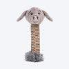 HUFT Tuggie Piggie Plush Toy For Dog - Grey - Heads Up For Tails