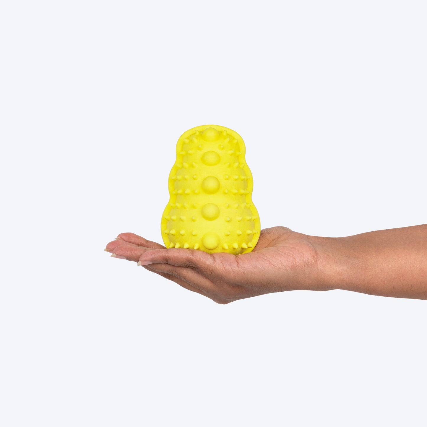 Dash Dog Mello-Yello Peanut Toy For Dog - Yellow - Heads Up For Tails