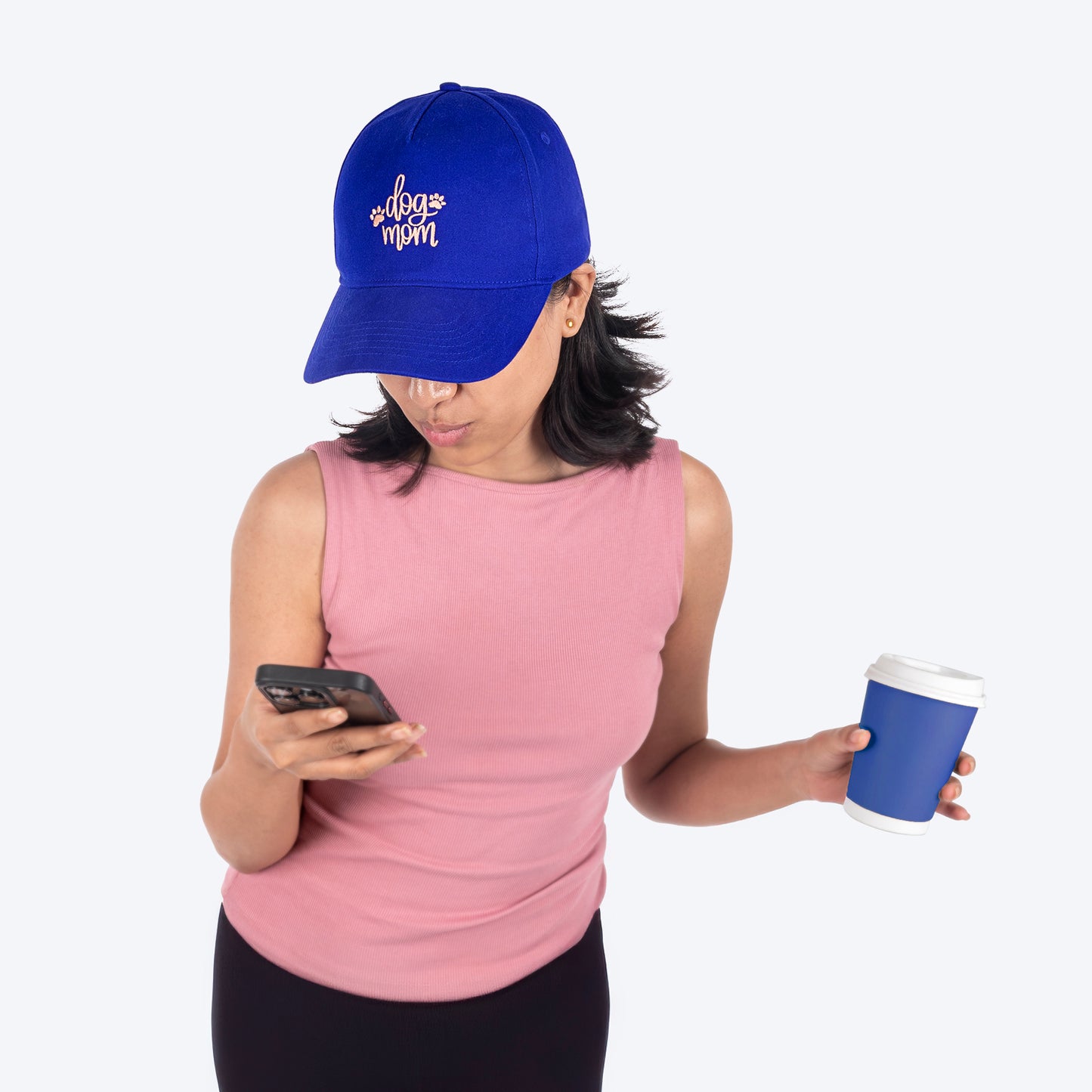 HUFT Dog Mom Cap For Pet Lovers - Royal Blue - Heads Up For Tails