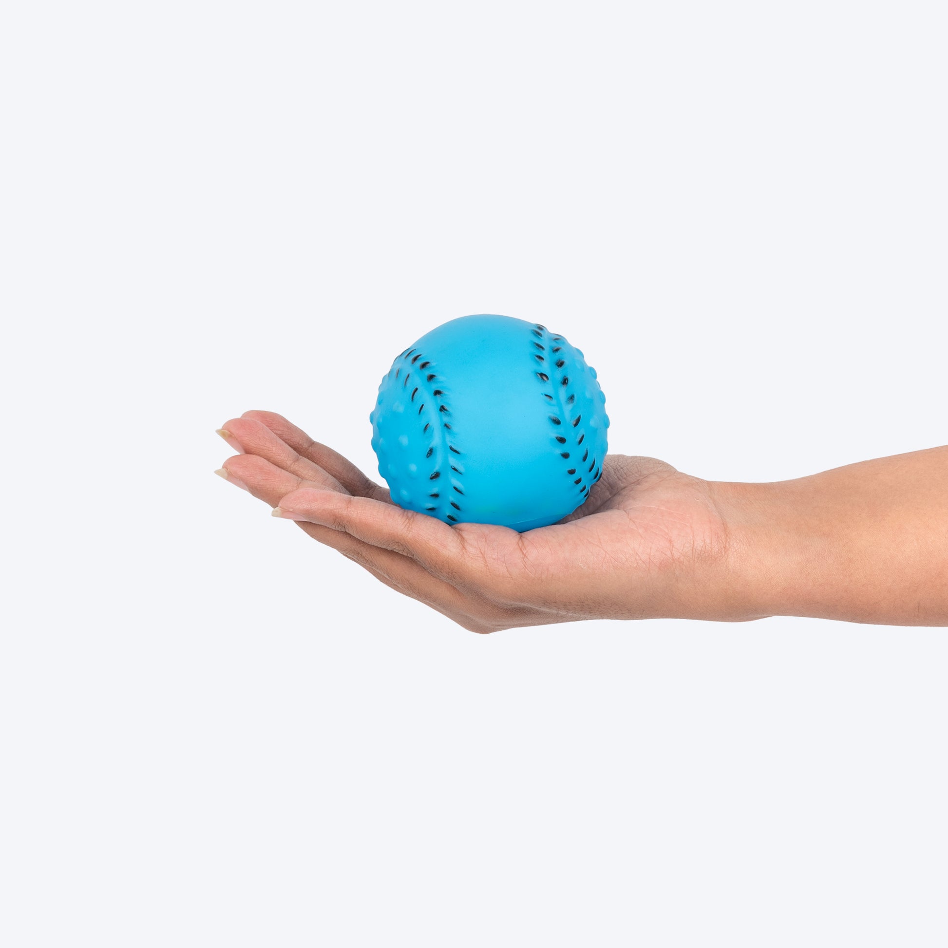 TLC Squeeshy Ball Chew Toy For Dog - Blue - Heads Up For Tails