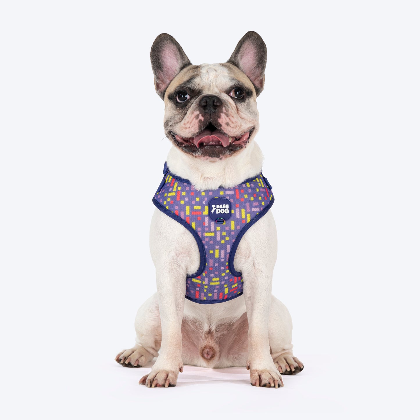 Dash Dog Pixel Easy Walk Harness For Dog - Purple - Heads Up For Tails