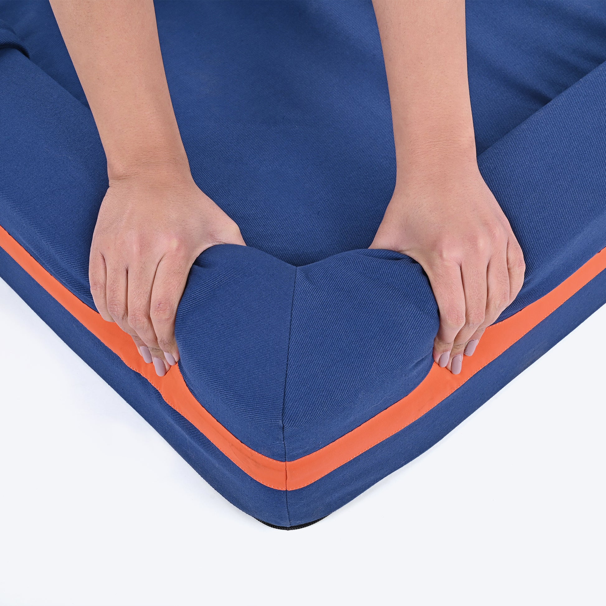HUFT Royal Snooze Bed for Dog - Navy - Heads Up For Tails