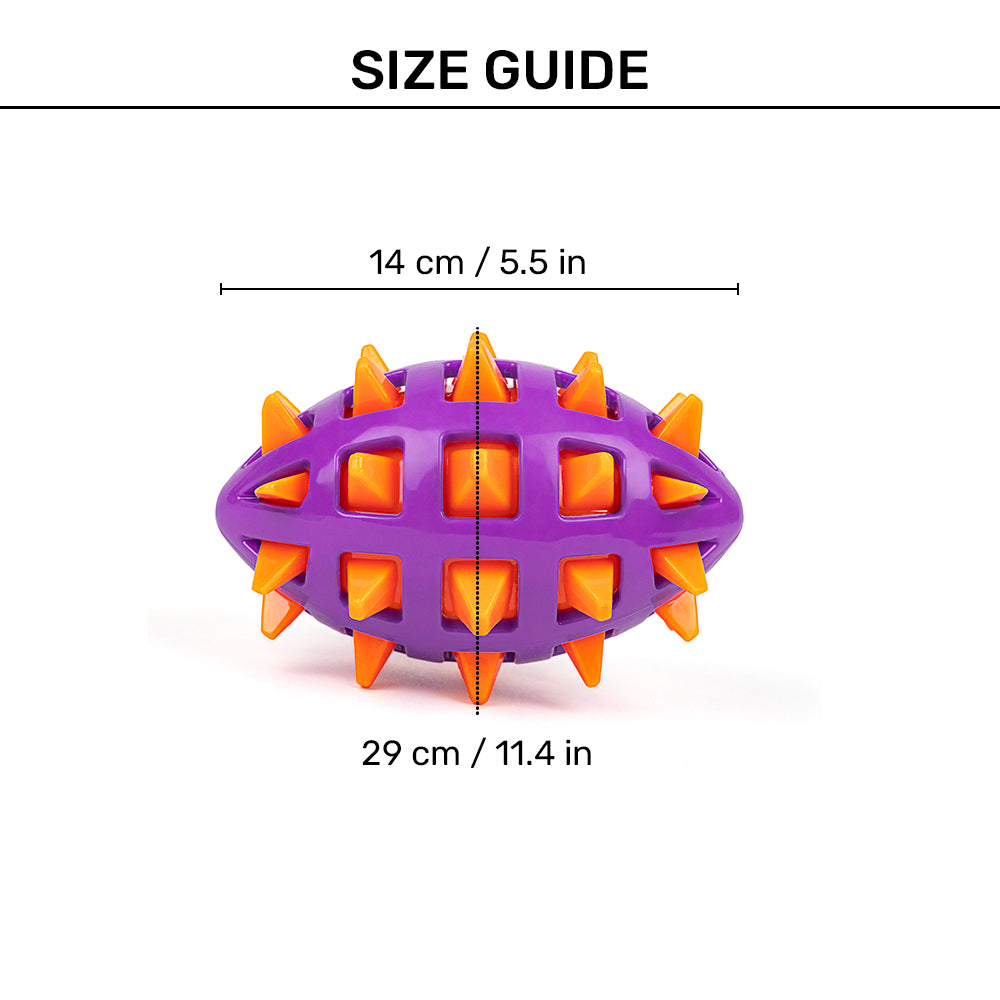 HUFT Basics Rugby Roll Squeaky Toy For Dogs_05