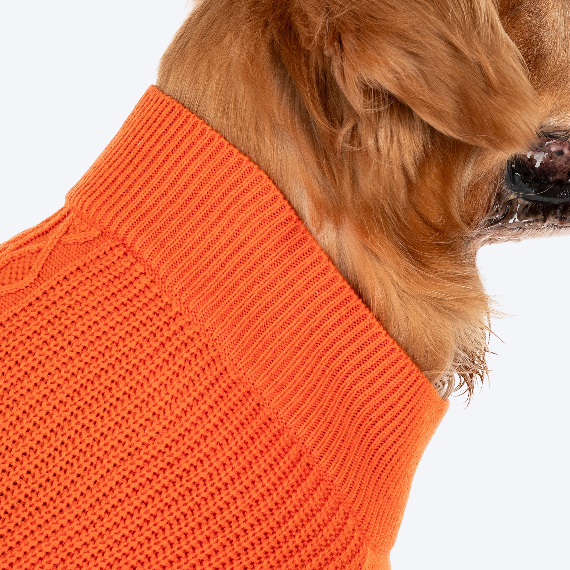 HUFT Winter Spice Sweater For Dog - Orange - Heads Up For Tails