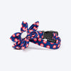 HUFT Heartpop Printed Bow Tie With Strap For Dog - Blue - Heads Up For Tails