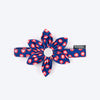 HUFT Heartpop Printed Bow Tie With Strap For Dog - Blue - Heads Up For Tails
