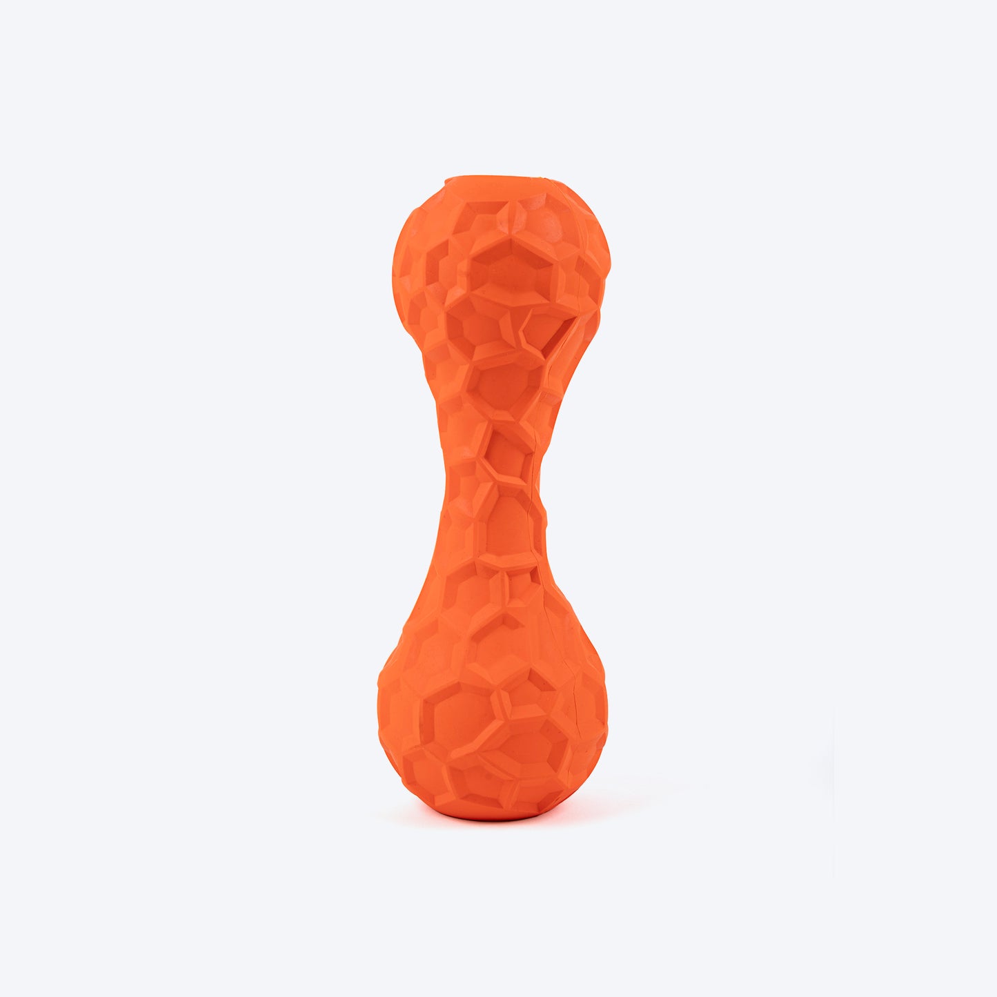 HUFT Squeaky Chew Toy For Dog - Orange - Heads Up For Tails