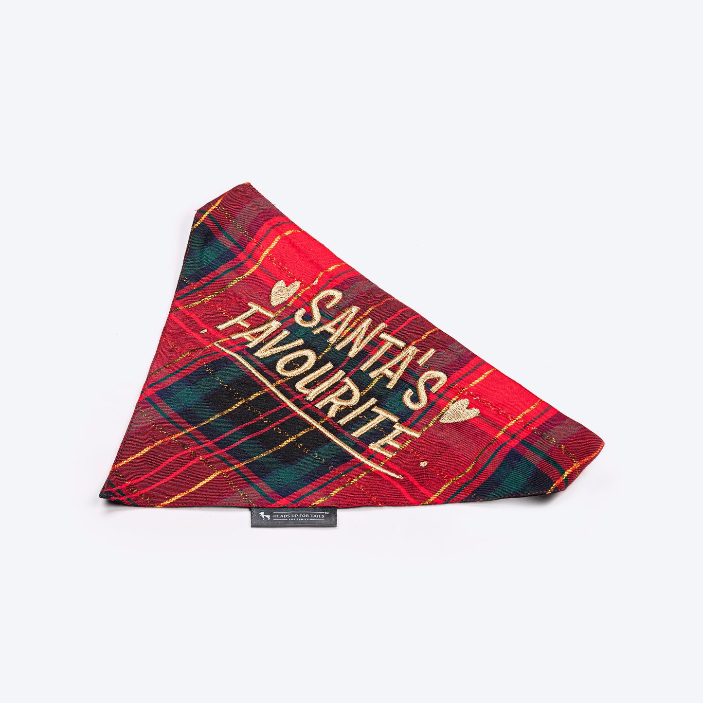 HUFT Santa's Favourite Bandana For Dog - Red - Heads Up For Tails