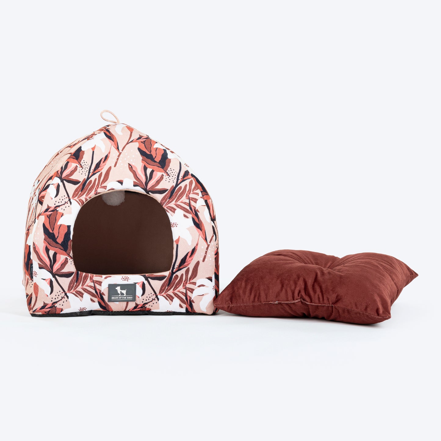 HUFT Blossom Breeze Cat Tent Bed - Powder White - Heads Up For Tails