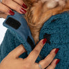 HUFT Cloudy Comfort Jacket For Big Dog - Peacock Blue - Heads Up For Tails