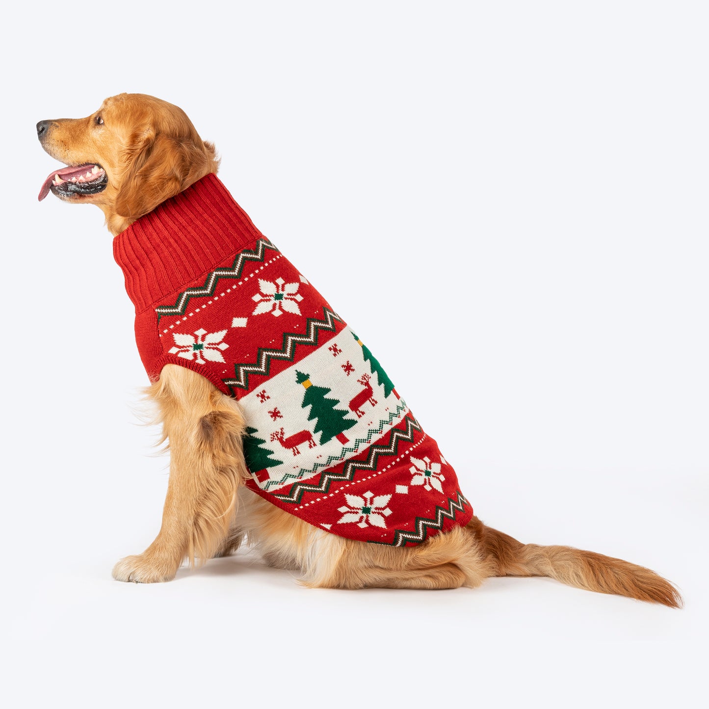HUFT Jolly Jumper Sweater For Dog - Red - Heads Up For Tails