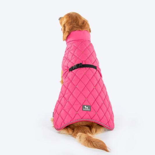 HUFT Starburst Snuggle Jacket For Dog - Pink - Heads Up For Tails