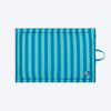 HUFT Happy Stripes Mat For Dog - Blue & Turquoise - Heads Up For Tails