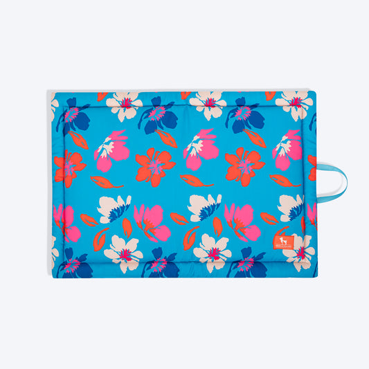 HUFT Summer Bloom Mat For Dog - Blue - Heads Up For Tails