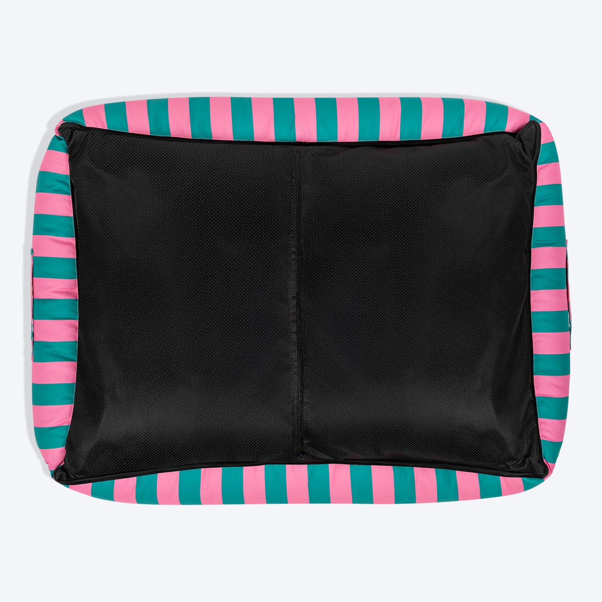 HUFT Personalised Pawsome Blossom Lounger Bed For Dog - Green & Pink - Heads Up For Tails