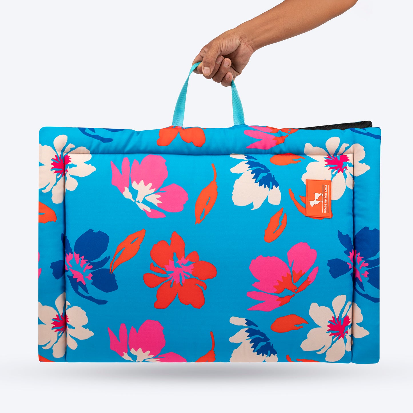 HUFT Summer Bloom Mat For Dog - Blue - Heads Up For Tails