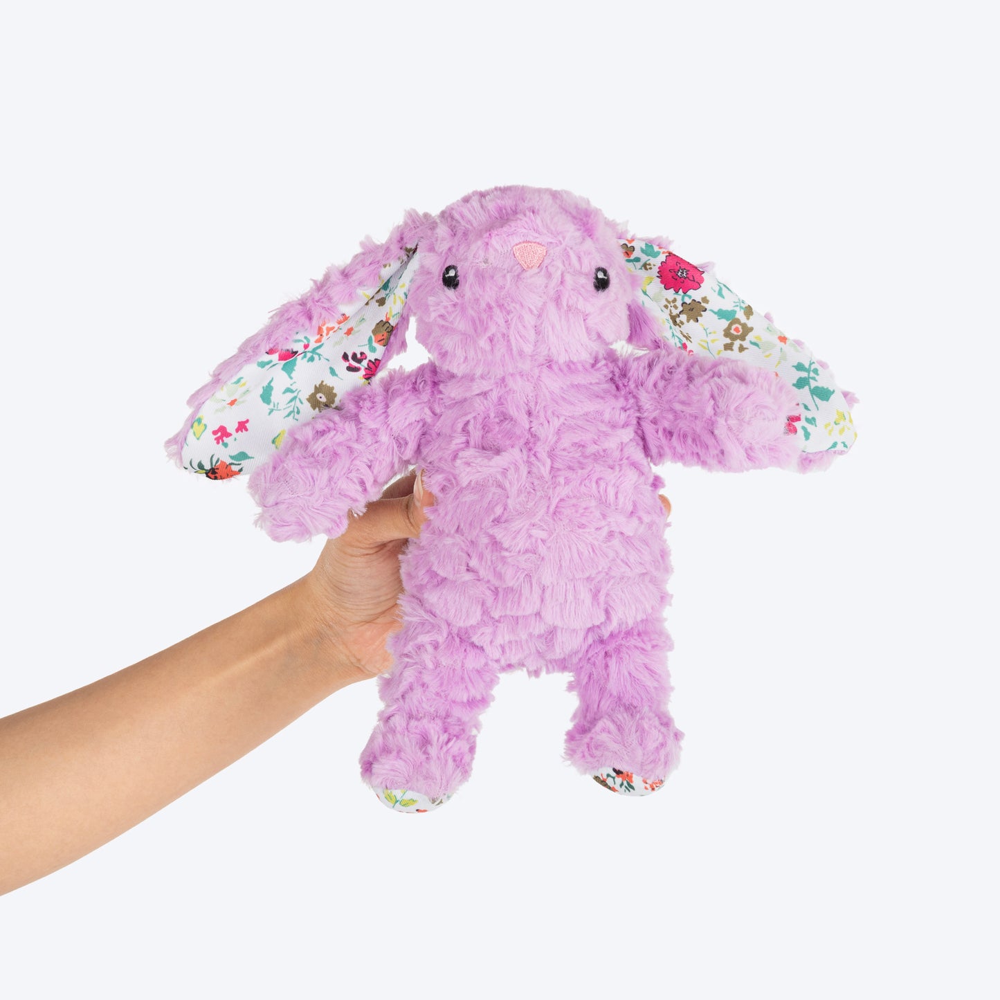 HUFT Bunty The Bunny Plush Toy For Dog - Light Purple - Heads Up For Tails