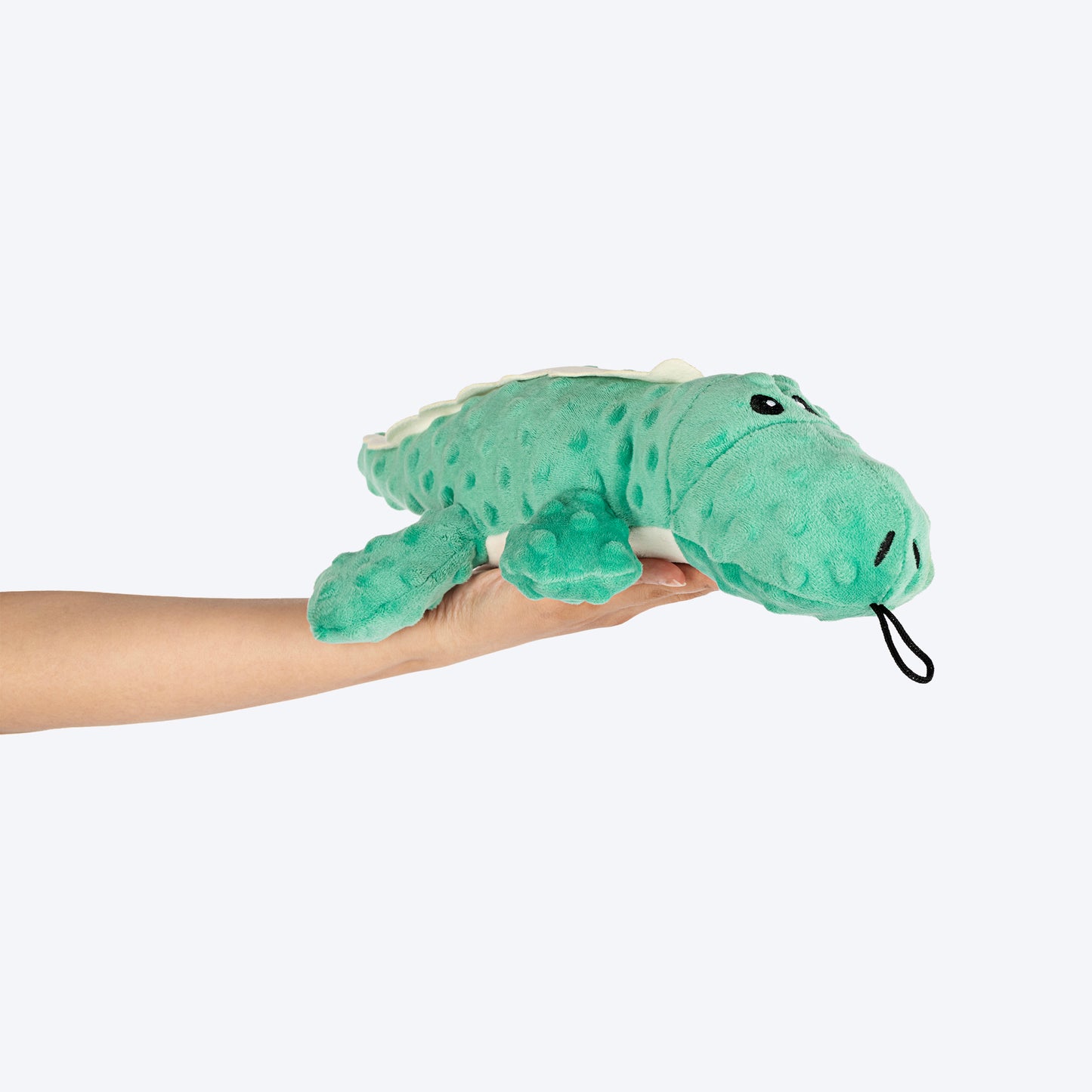 HUFT Mister Crocker Plush Toy For Dog - Green - Heads Up For Tails