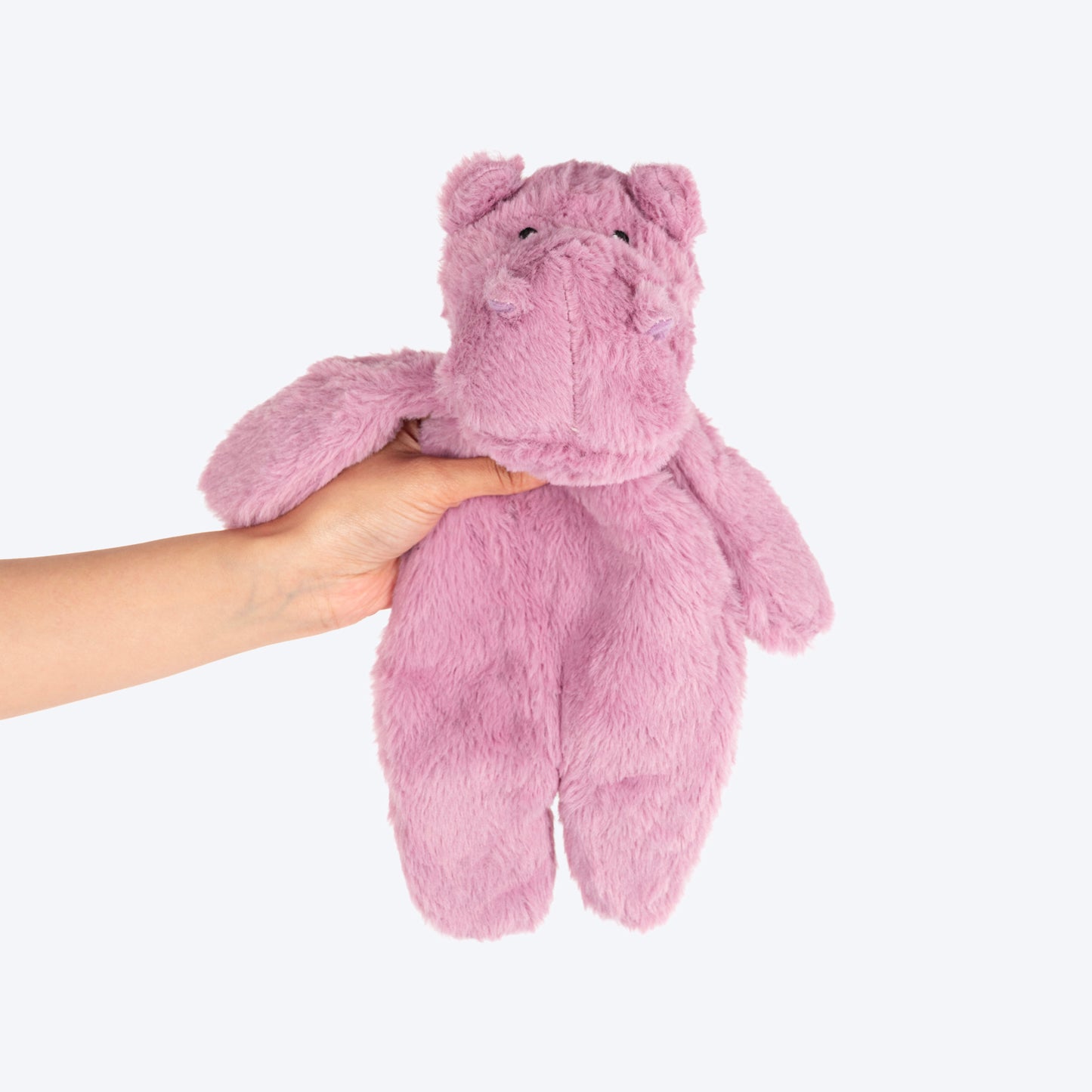 HUFT Happy Hippo Plush Toy For Dog - Purple - Heads Up For Tails