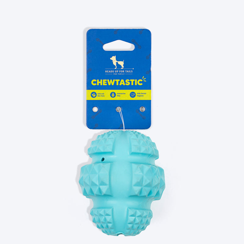 HUFT Chewtastic Balloon Chew Toy For Dog - Blue - Heads Up For Tails