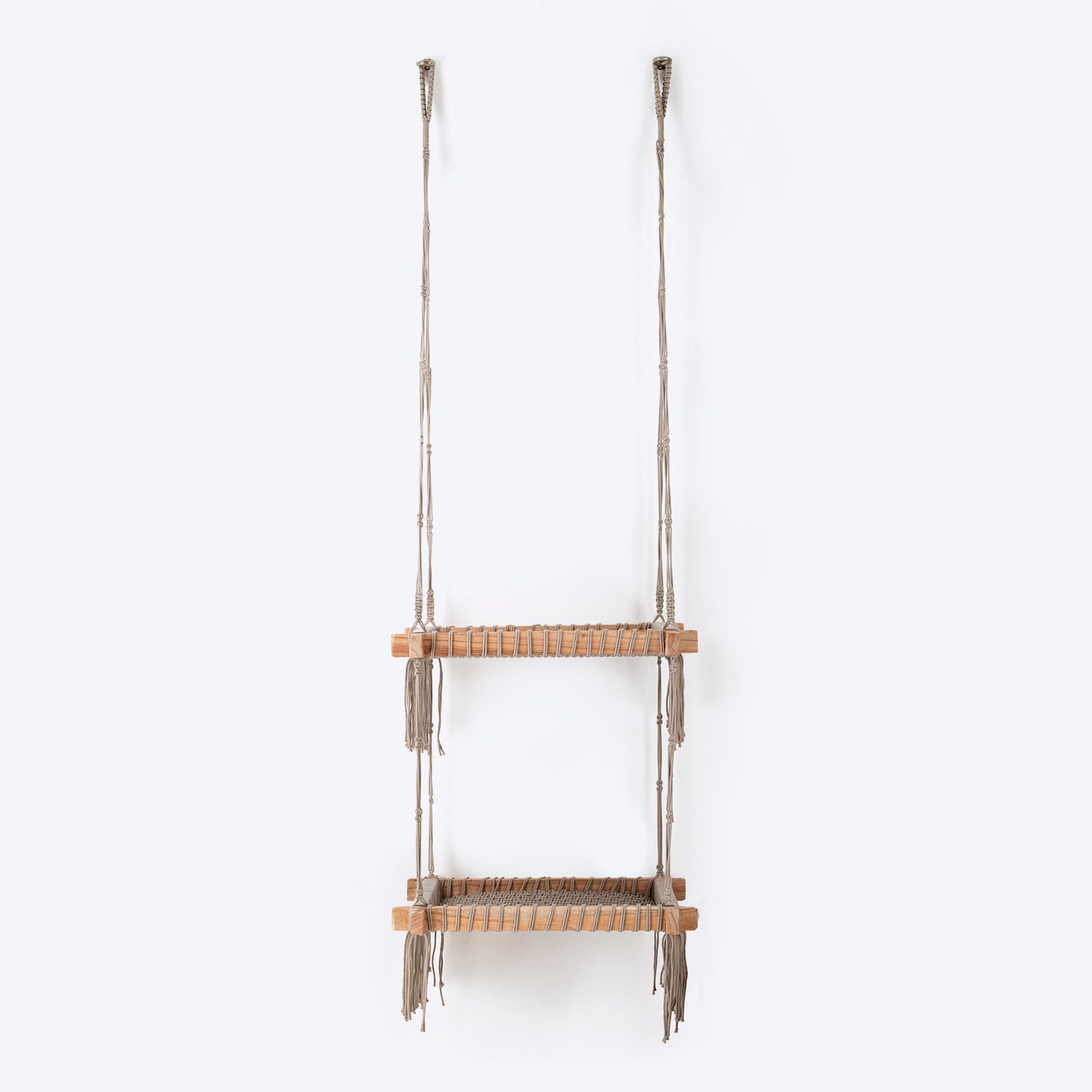 HUFT Handcrafted Textured Double Hammock For Cat - Beige - Heads Up For Tails