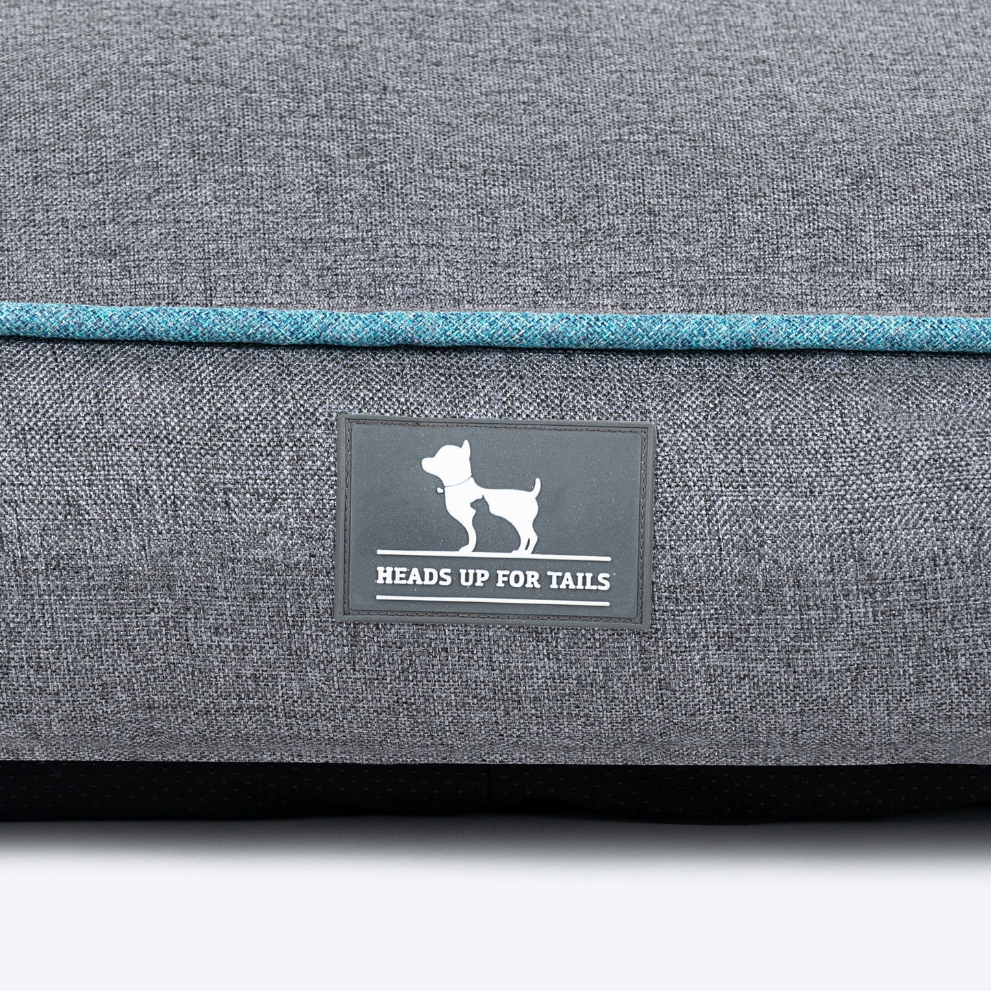 HUFT Personalised Nap Now Lounger Bed For Dog - Grey - Heads Up For Tails