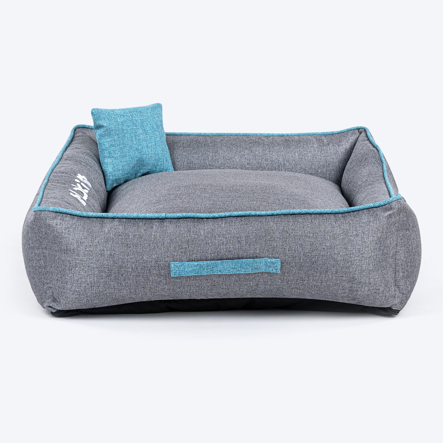 HUFT Personalised Nap Now Lounger Bed For Dog - Grey - Heads Up For Tails