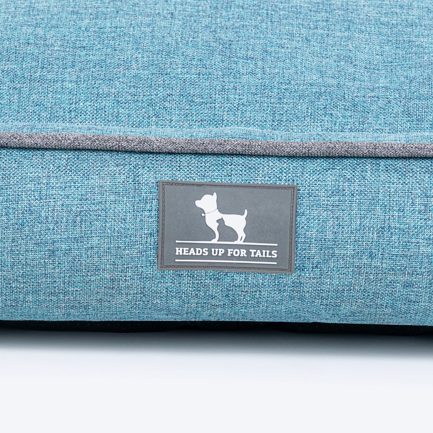 HUFT Personalised Nap Now Lounger Bed For Dog - Aqua Blue - Heads Up For Tails
