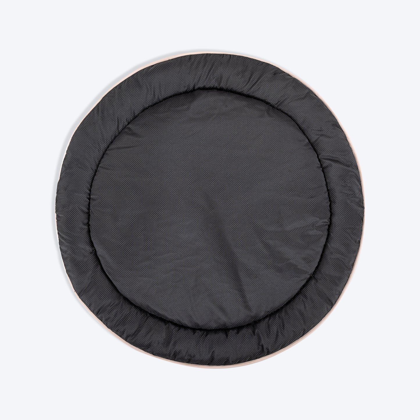 HUFT Personalised Geometric Groove  Circular Mat For Dog & Cat - Red - Heads Up For Tails