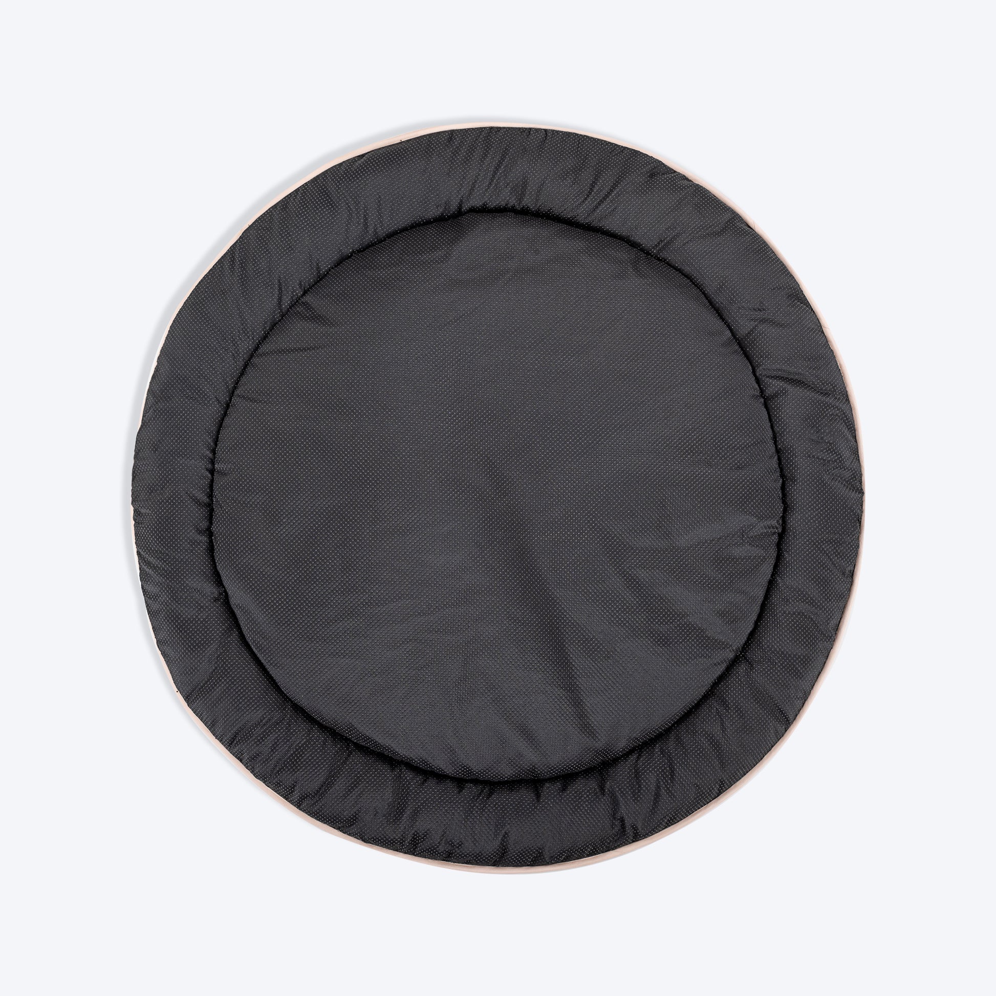 HUFT Personalised Geometric Groove  Circular Mat For Dog & Cat - Red - Heads Up For Tails