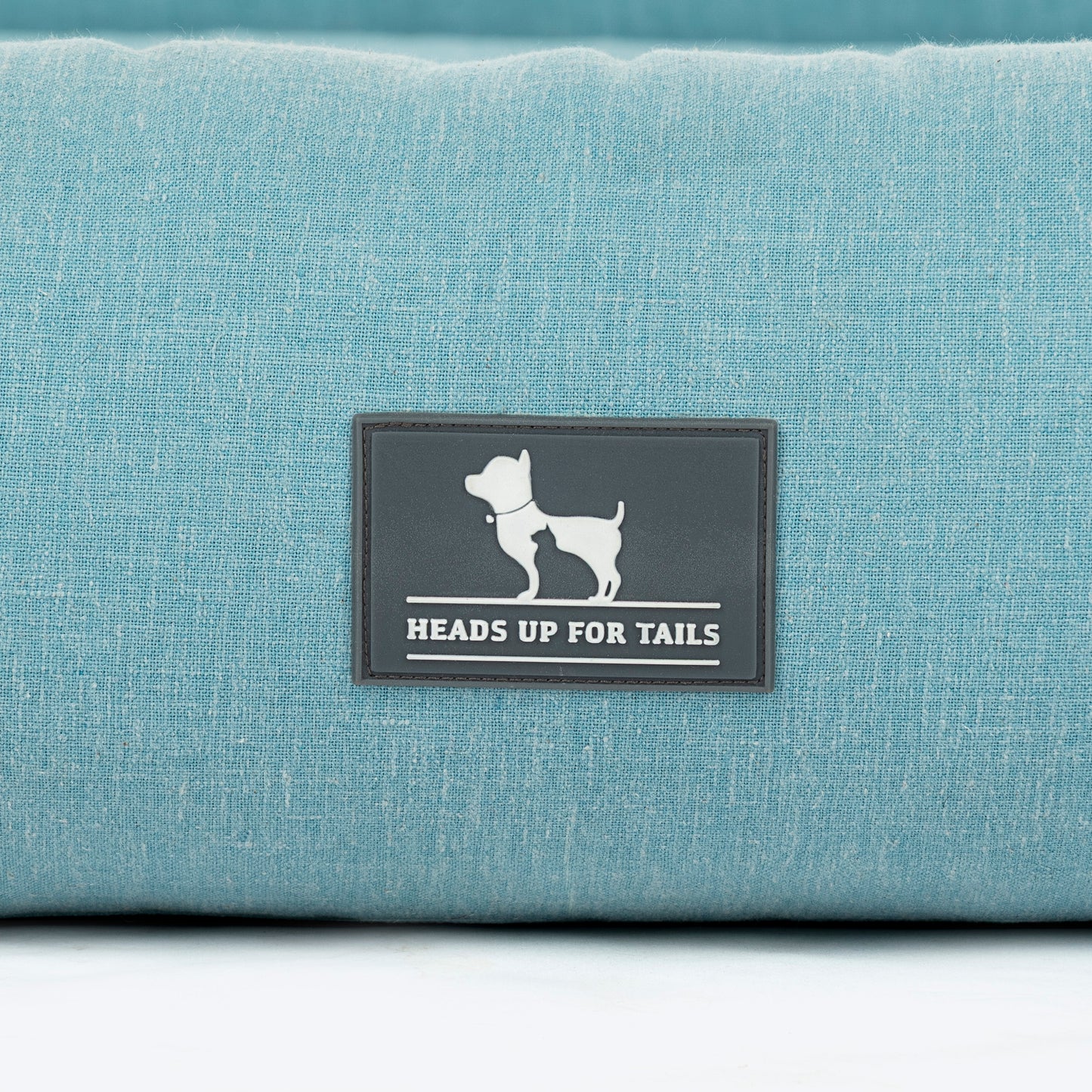 HUFT Personalised Nap Haven Orthopaedic Lounger Bed For Dog - Light Blue
