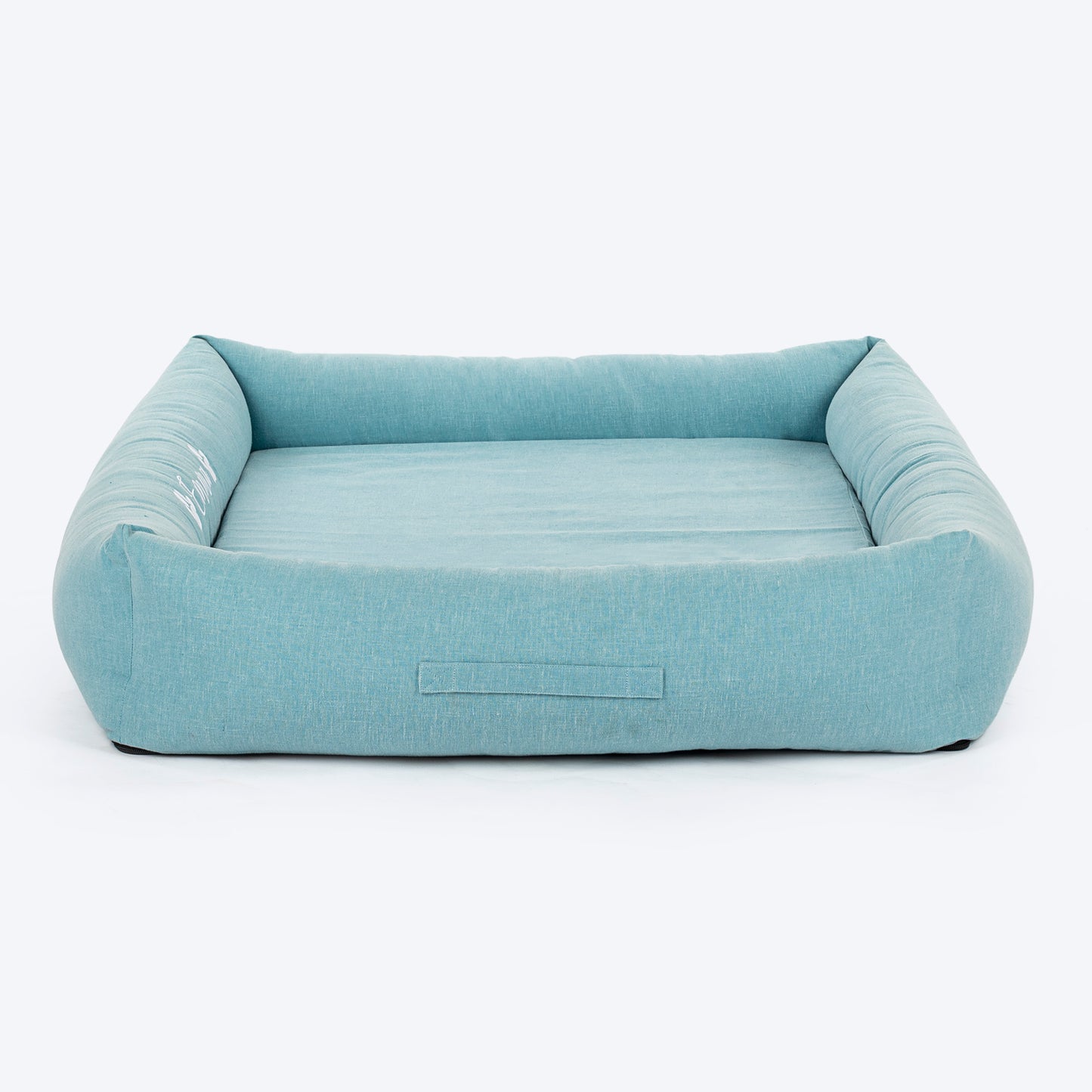 HUFT Personalised Nap Haven Orthopaedic Lounger Bed For Dog - Light Blue