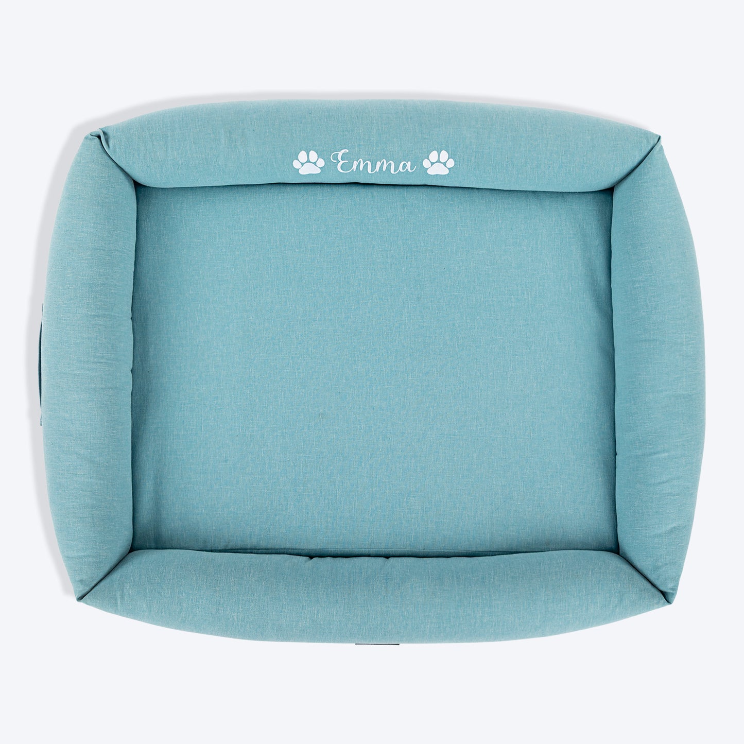 HUFT Personalised Nap Haven Orthopaedic Lounger Bed For Dog - Light Blue