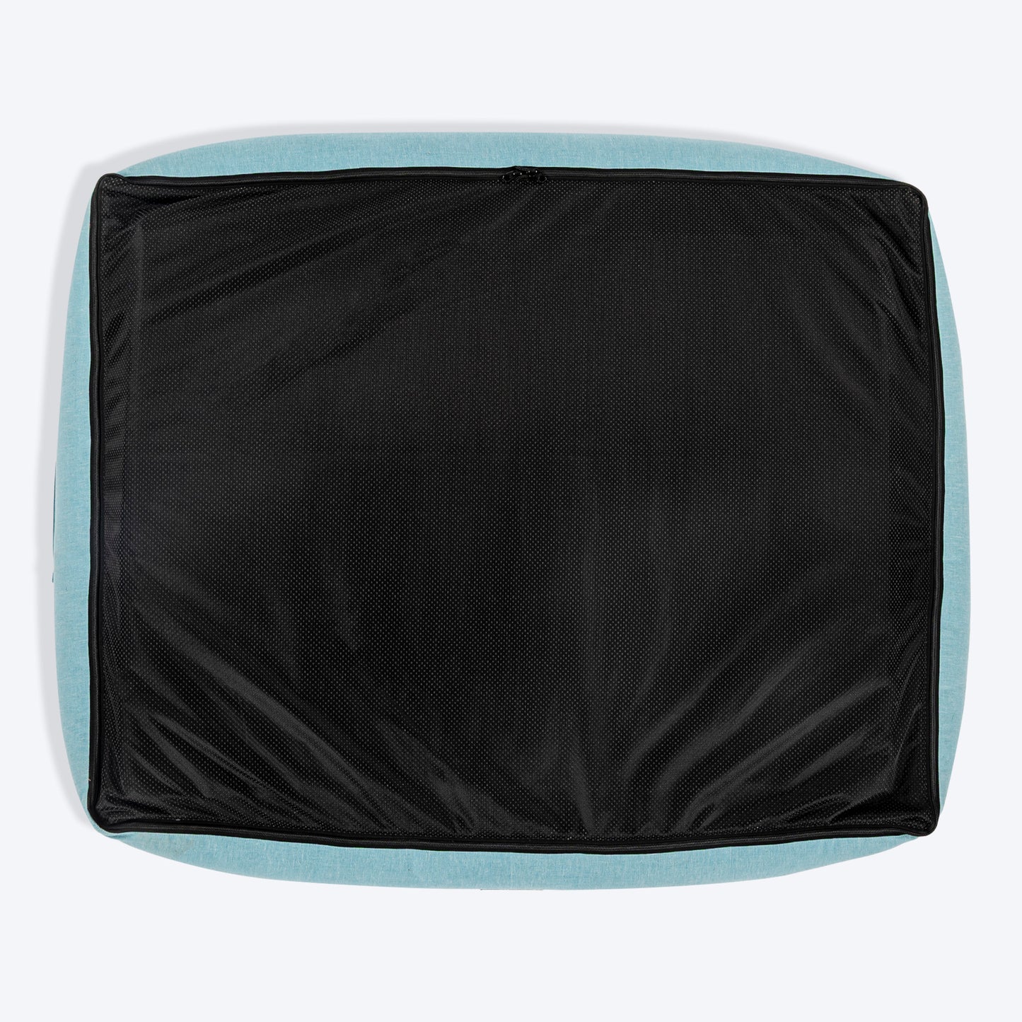HUFT Personalised Nap Haven Orthopaedic Lounger Bed For Dog - Light Blue