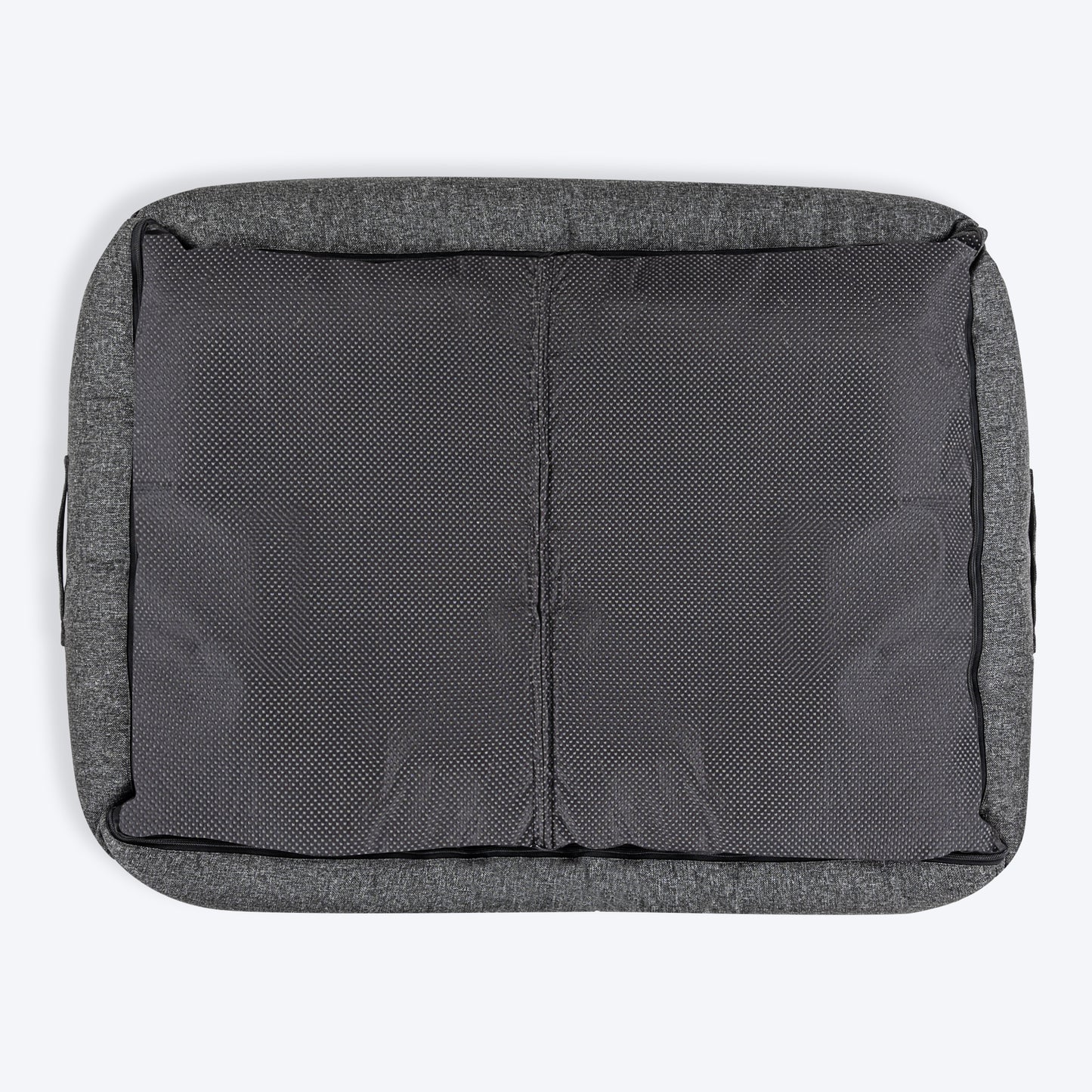 HUFT Personalised Furever Cosy Lounger Bed For Dog - Charcoal Black - Heads Up For Tails